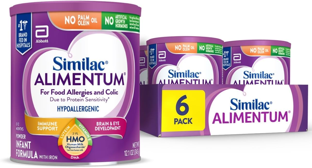 Similac Alimentum con HMO 2'-FL - Fórmula hipoalergénica para b...