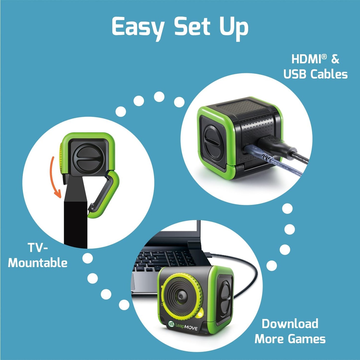 LeapFrog LeapMove Sistema de Vídeo Juego de Aprendizaje Activo