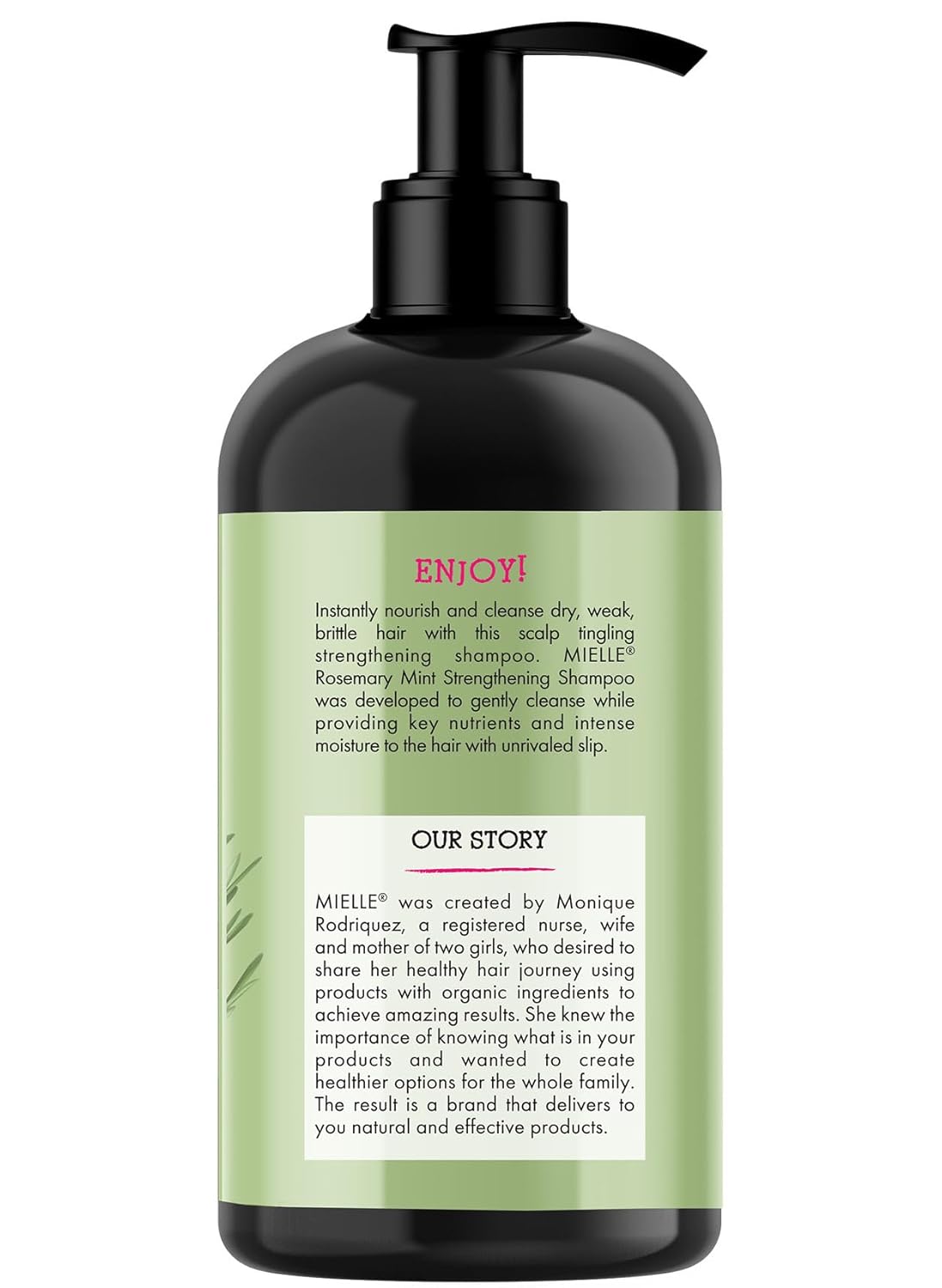 Mielle Organics - Champú fortalecedor de romero y menta con biotina...