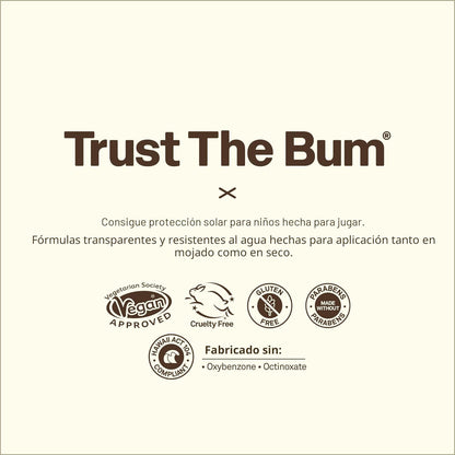 Sun Bum Protector Solar en Barra Facial Transparente SPF 50 para Ni...