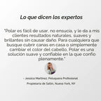 Champú de tinte polar para el cabello | Champú de color castaño med...