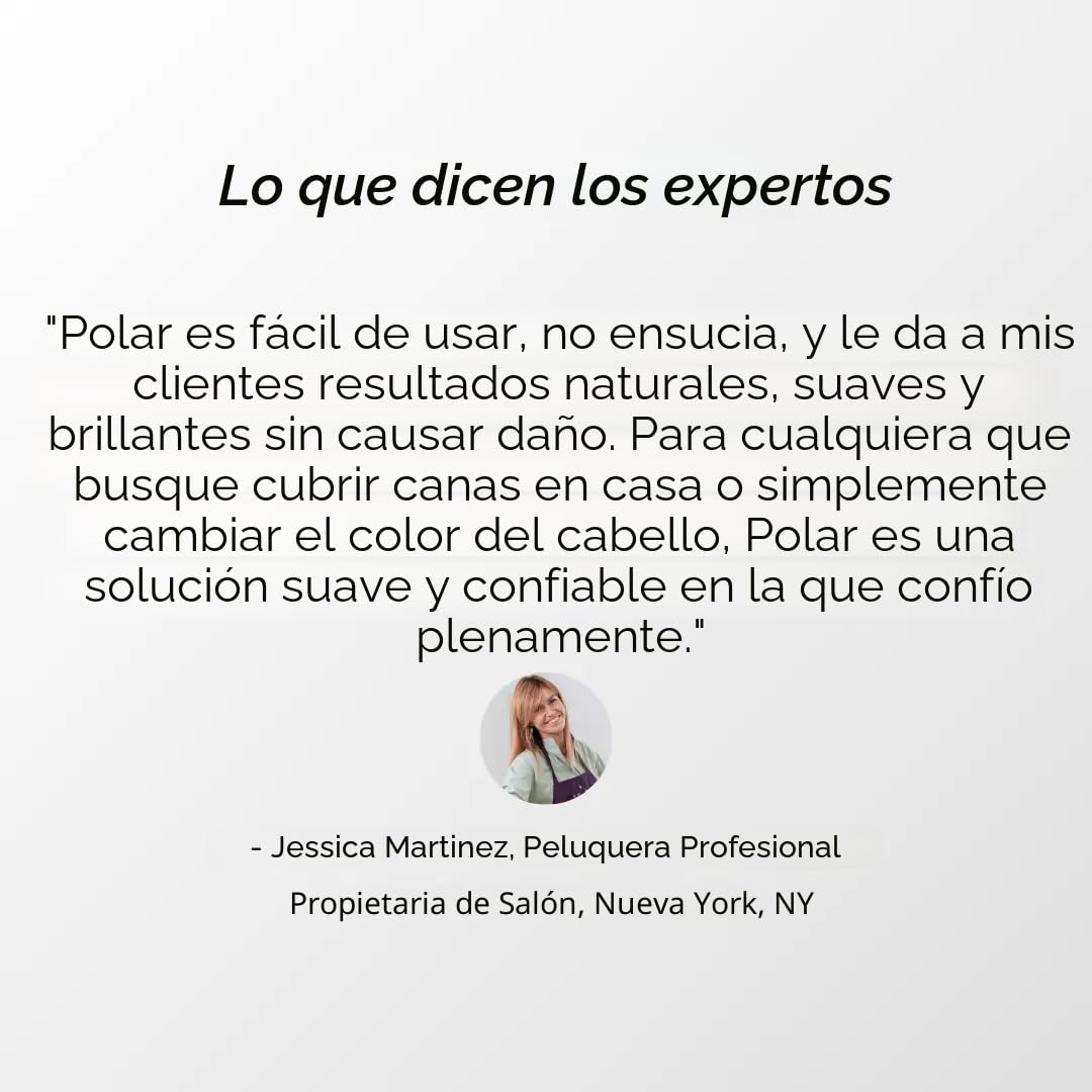 Champú de tinte polar para el cabello | Champú de color castaño med...