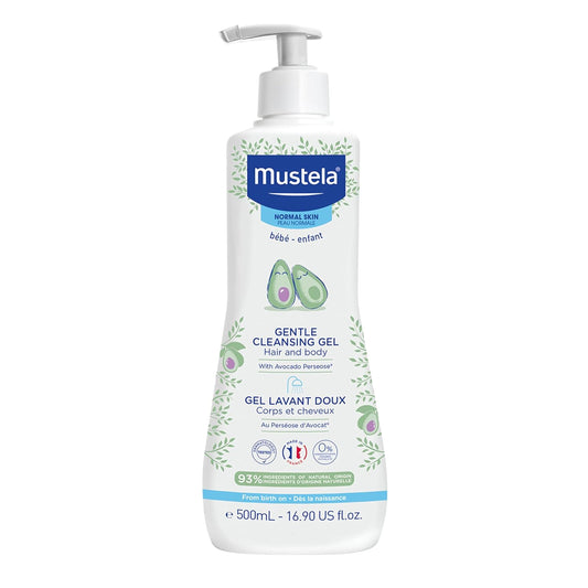 Mustela Gel de Limpieza Suave para Bebé - Jabón para el Cabello y C...