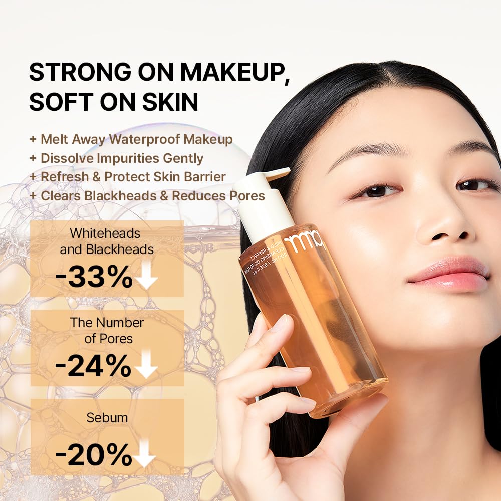 Primera (PRMR Oil to Foam Cleanser Aceite coreano de limpieza profunda, removedor de maquillaje diario, puntos negros, eliminación de polvo y suciedad, limpieza de poros, ácido hialurónico, limpieza