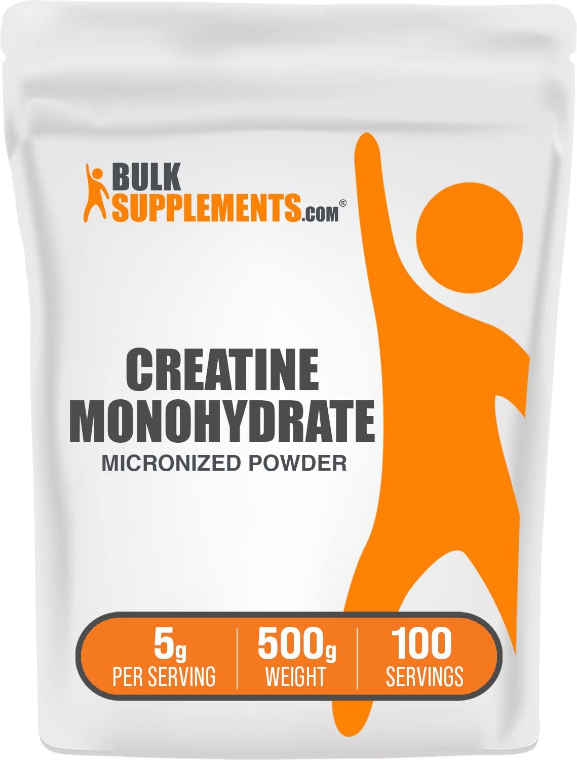 Polvo micronizado de creatina monohidrato de BulkSupplements, 99,99...