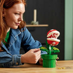 Lego 71426 Planta de piraña Super Mario, figura articulada con tubo...