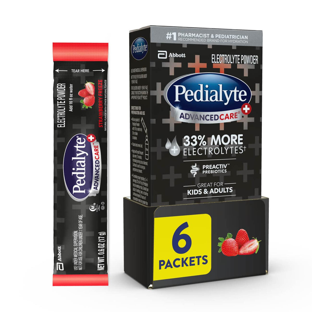 Pedialyte Advanced Care Pedialyte AdvancedCare Plus Electrolyte Pow...