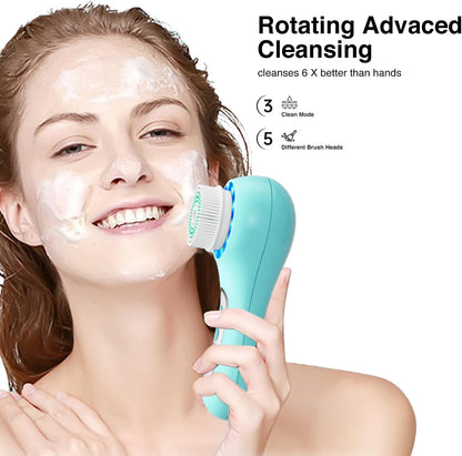UMICKOO Exfoliante facial, cepillo de limpieza facial recargable co...