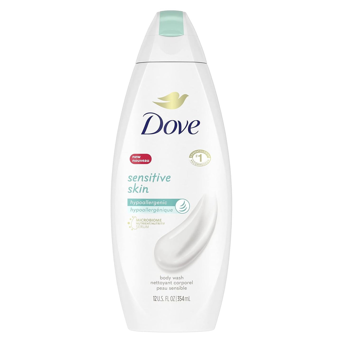 Dove Jabón Corporal, Piel Sensible, 12 oz