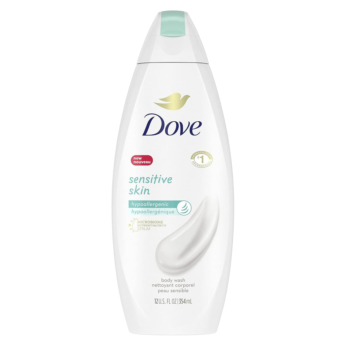 Dove Jabón Corporal, Piel Sensible, 12 oz