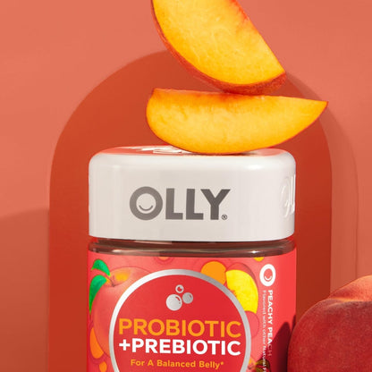 OLLY - Gomitas de probióticos + prebióticos que apoyan la salud dig...