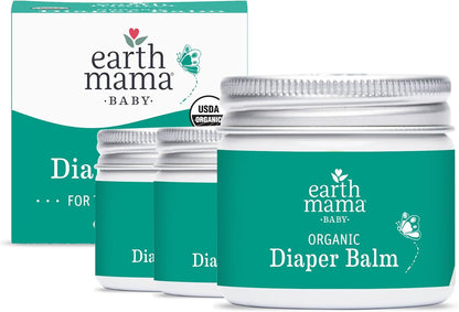Earth Mama Angel Baby, Bálsamo para colita de bebé Angelito, tarro...