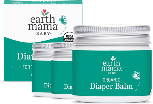 Earth Mama Angel Baby, Bálsamo para colita de bebé Angelito, tarro...