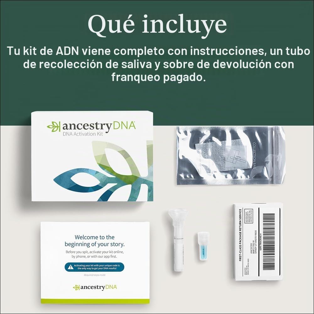 AncestryDNA + Kit de prueba genética de rasgos: rasgos genéticos pe...