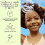 Evereden Kids Champú, acondicionador y espray desenredante + cepill...