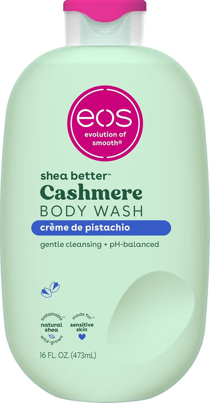 eos Gel de baño de cachemira \u2013 Crema de pistacho, gel hidratan...