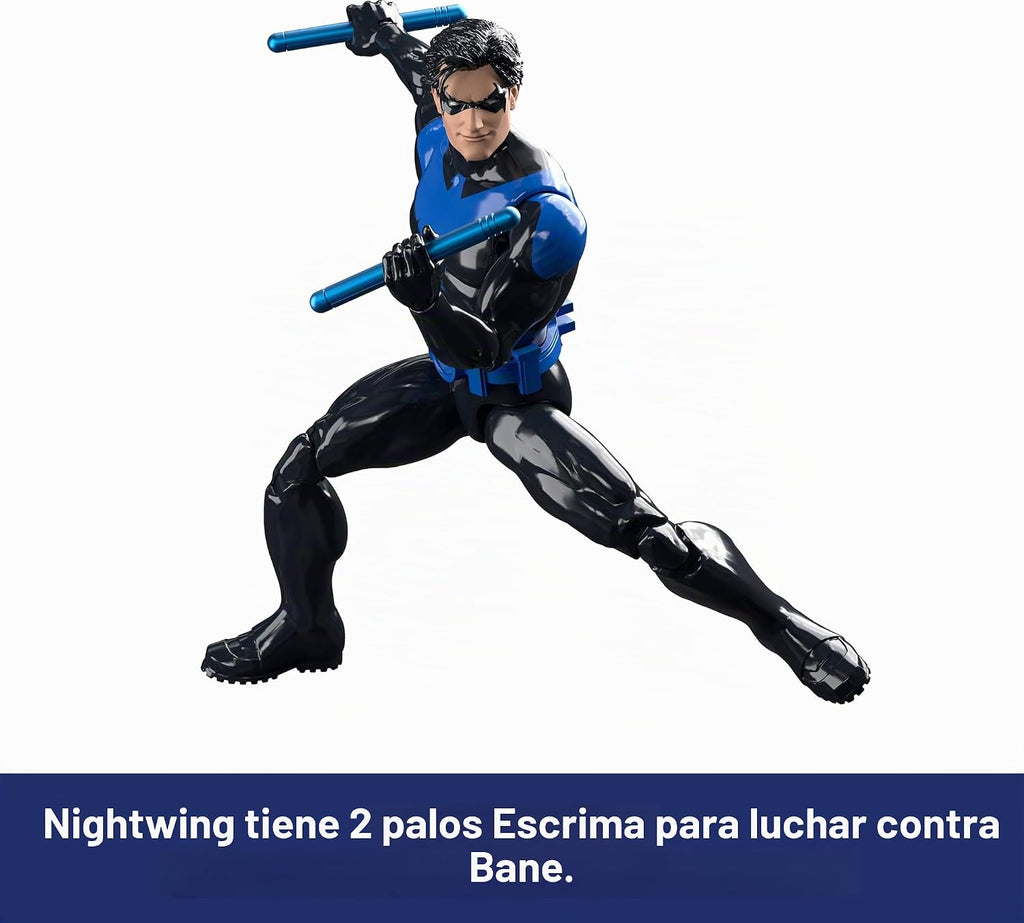Mattel DC Premier 3 figuras de acción, 6.5 pulgadas, Batman y Night...