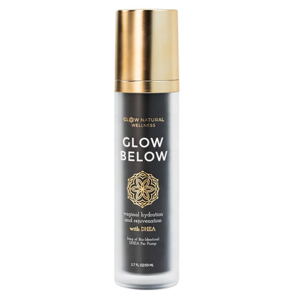Glow Natural Wellness Glow Below con DHEA \u2013 Crema de apoyo ext...