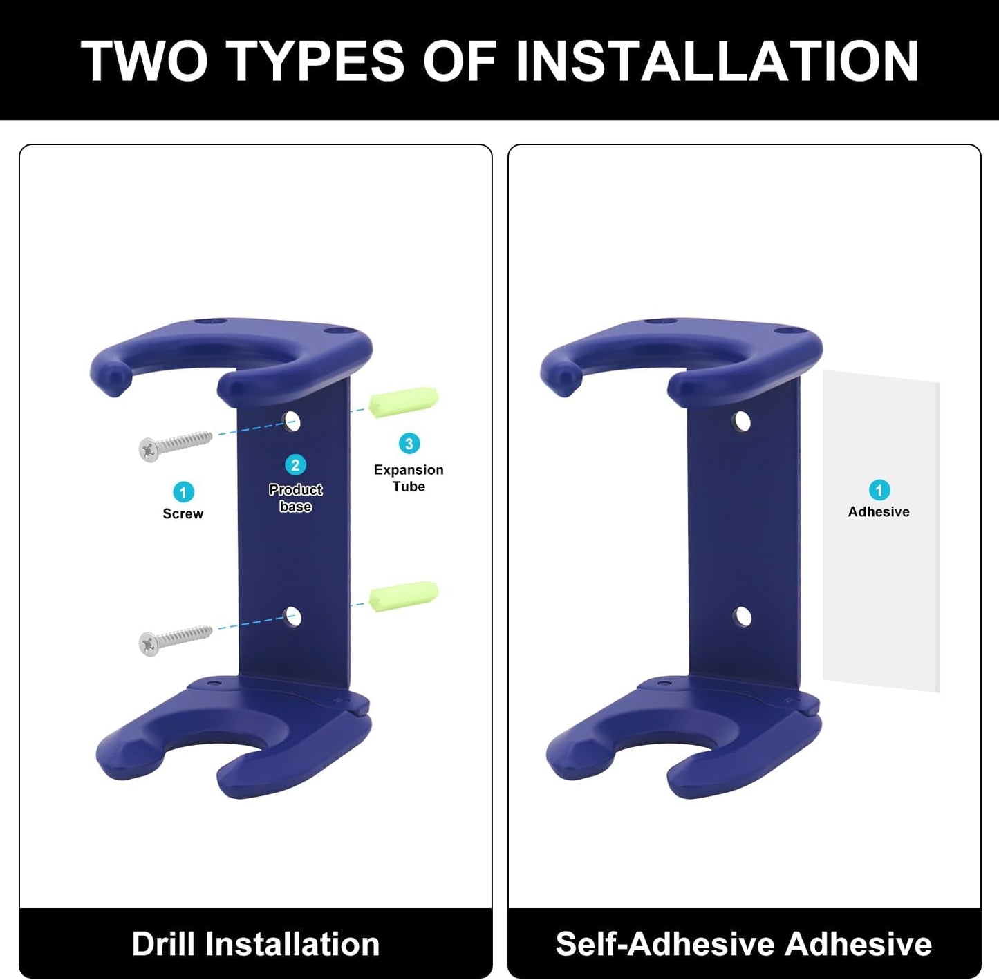 Boweike Organizador de montaje en pared compatible con el secador d...