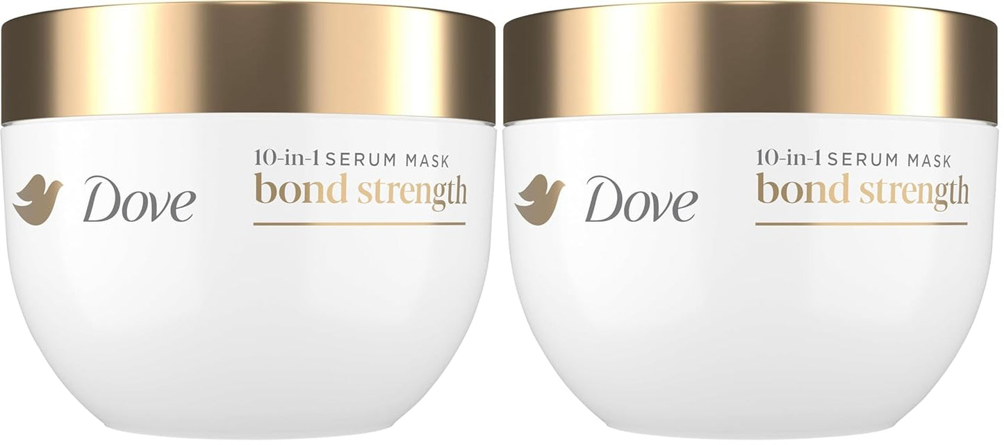 Dove Hair Bond Strength - Máscara de suero 10 en 1 para cabello quí...