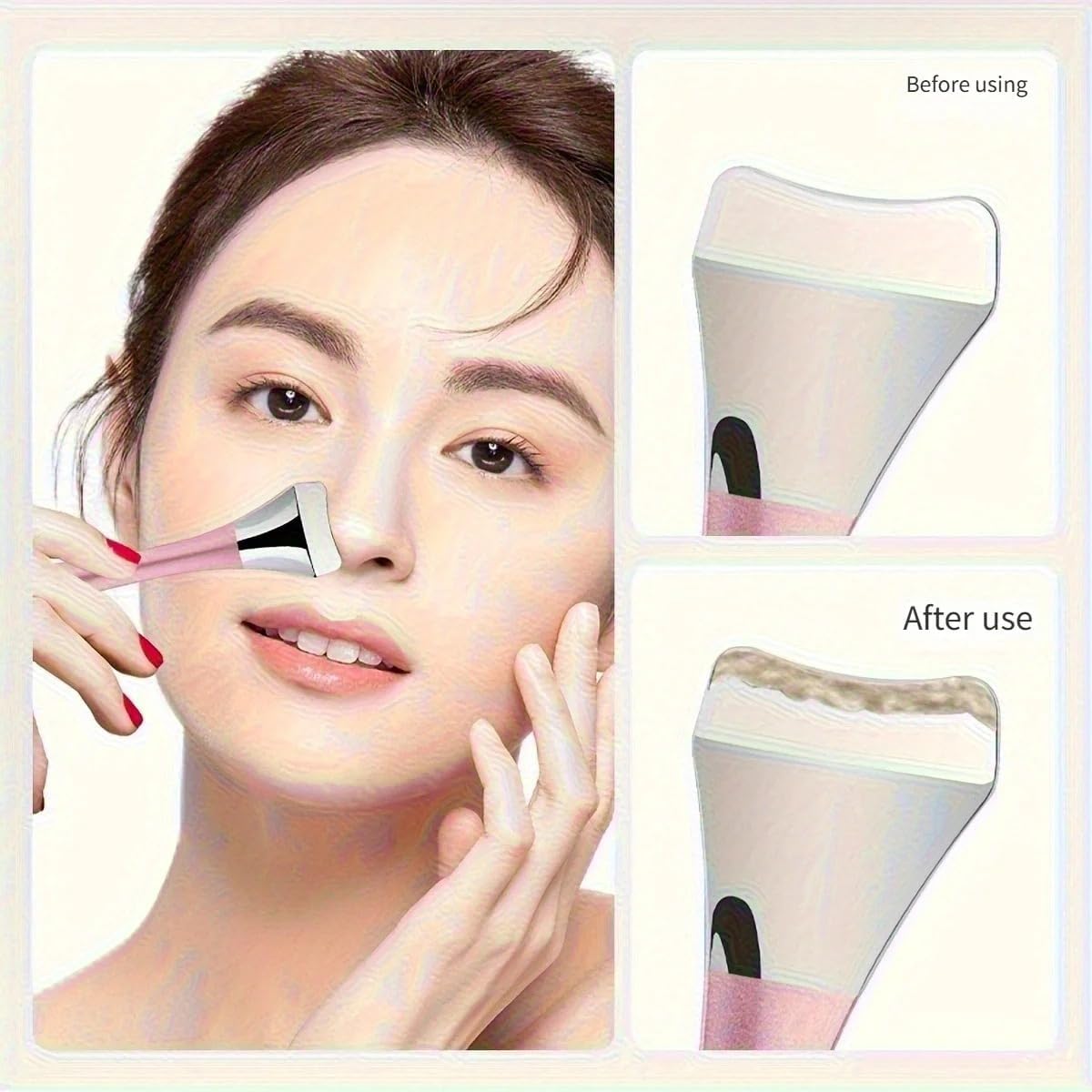 Herramienta aplicadora de raspador facial de acero inoxidable, acce...