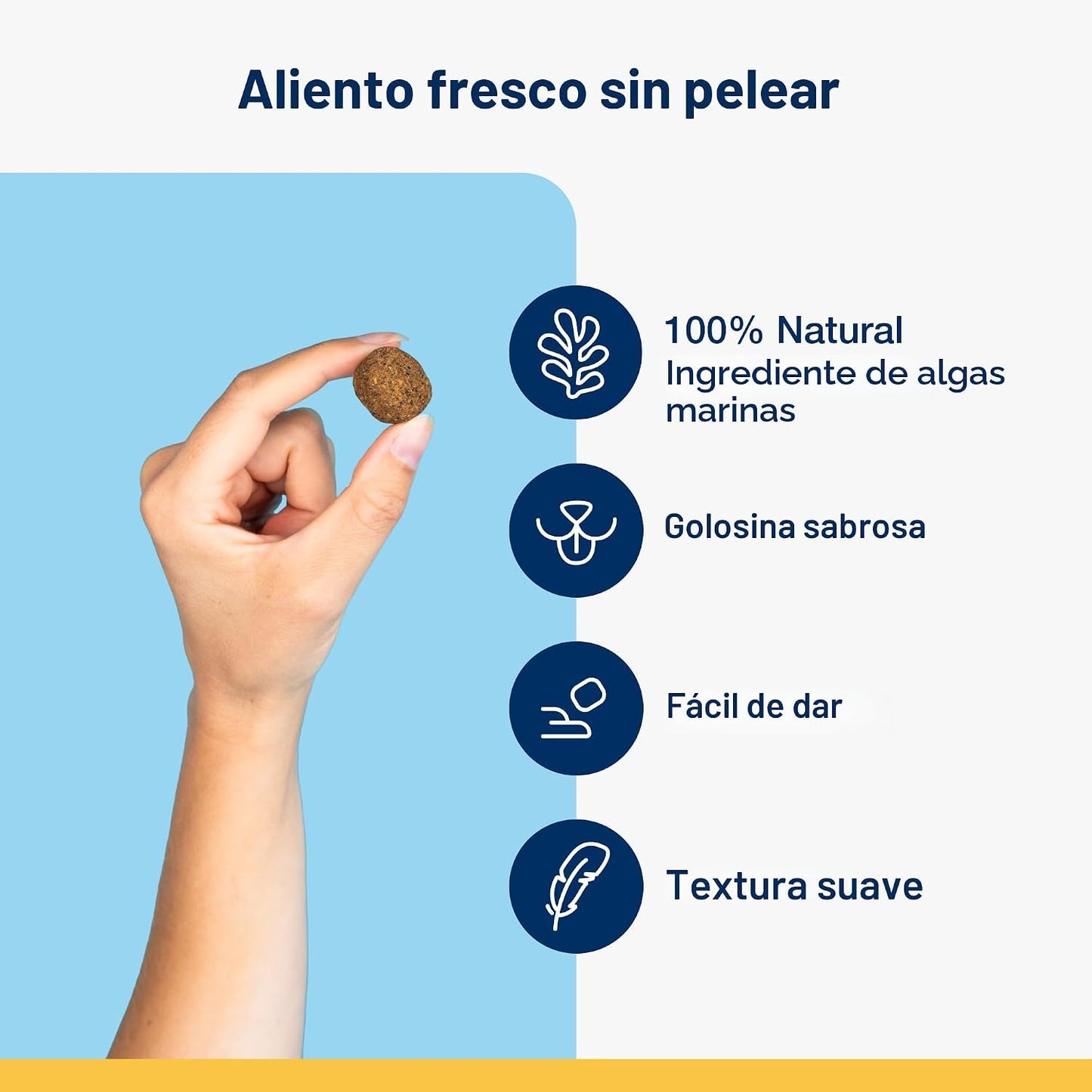ProDen PlaqueOff Masticables Suaves con Algas Naturales - para Perr...