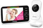 VTimes Monitor de bebé de video con cámara y audio, sin WiFi de 5 p...