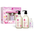 Luseta Set de regalo para el cuidado del cabello con perlas brillan...