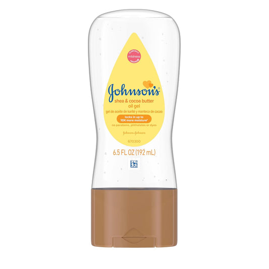 Johnson's Baby Gel de aceite, aceite mineral hidratante para ma...