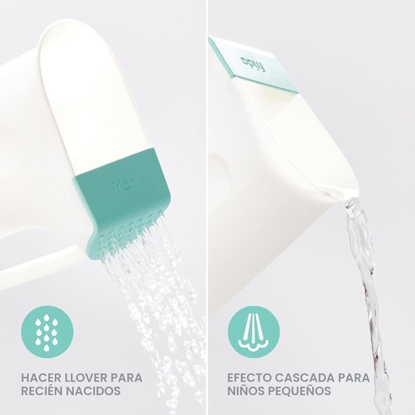 Frida Baby Control The Flow - Taza de enjuague de baño, enjuague si...