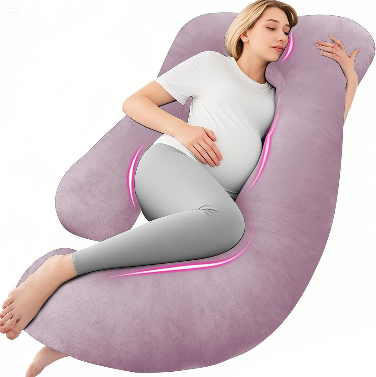 Almohadas de embarazo Chilling Home para dormir - almohada de cuerp...