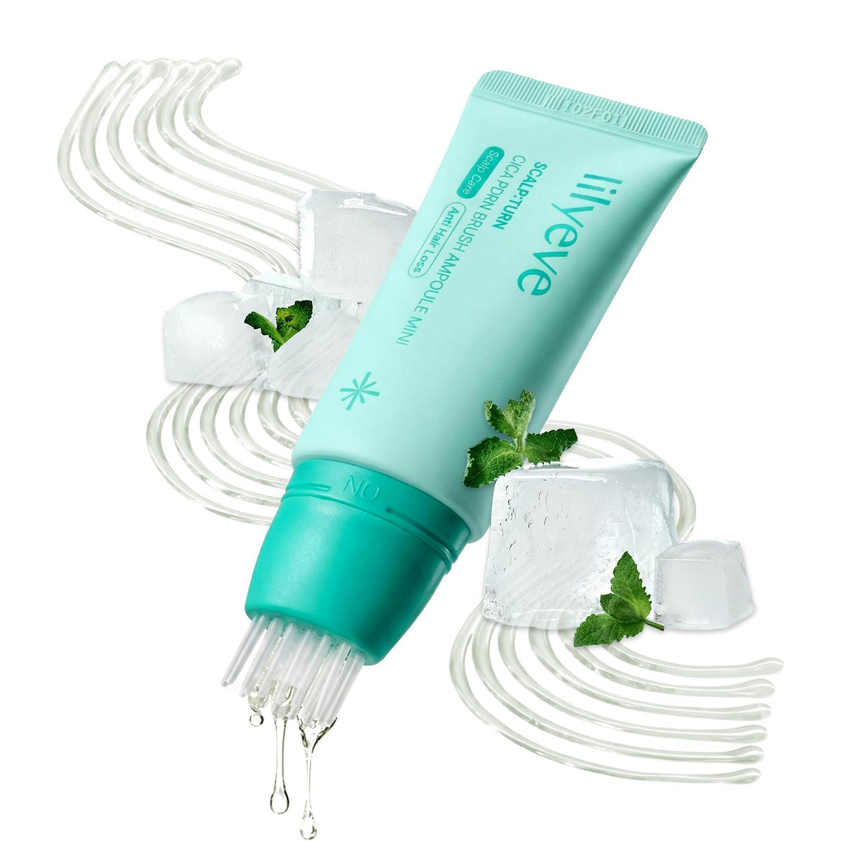 lilyeve SCALPTURN Cica PDRN suero para cuero cabelludo Mini, cepill...