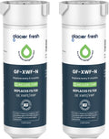 GLACIER FRESH Filtro de agua para refrigerador XWFE (chip integrado...