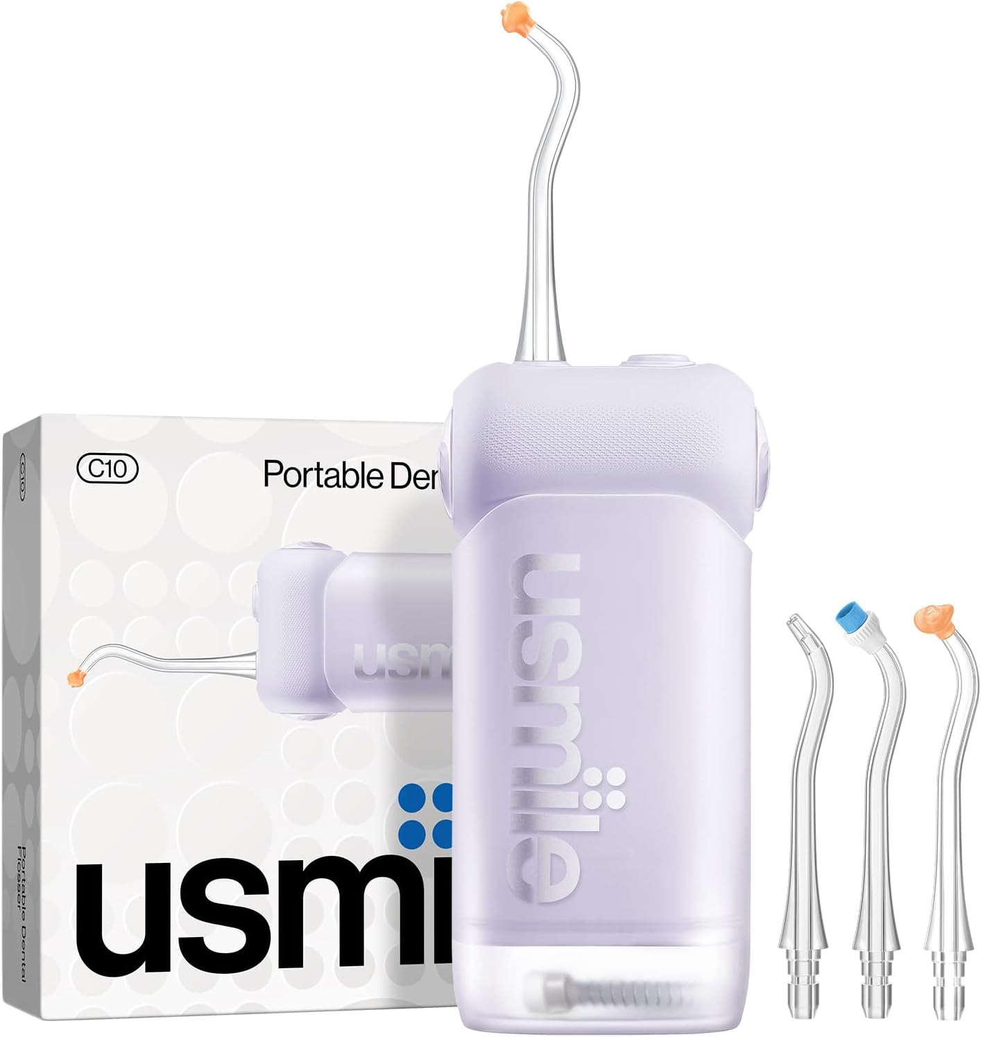 usmile C10 - Irrigador de agua portátil - Apto para viajes, batería...