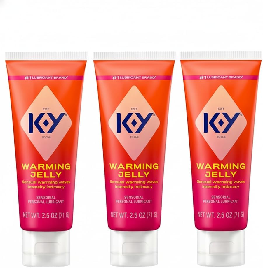 K-Y Warming Jelly - Fórmula a base de glicerina de 2.5 onzas líquid...