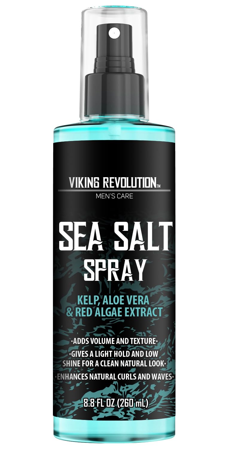 Viking Revolution Spray de Sal Marina para Hombres - Spray Texturiz...