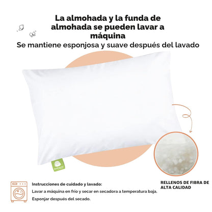 My Little Dreamy Kids Almohada pequeña de 13 x 18 pulgadas con fund...
