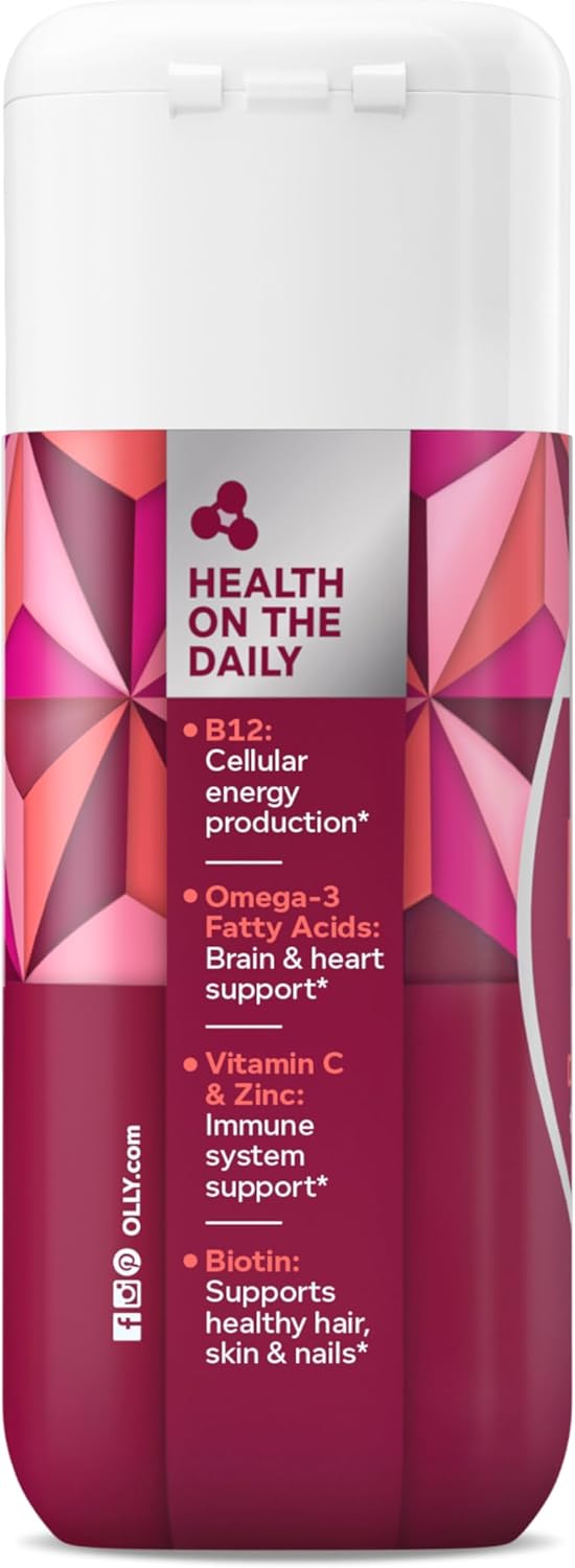 OLLY Ultra Cápsulas Blandas Multivitamínicas para Mujeres, Salud Ge...