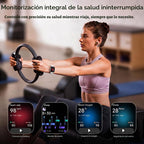 Tensky Reloj inteligente para mujer, 1.85 pulgadas HD AMOLED Fitnes...