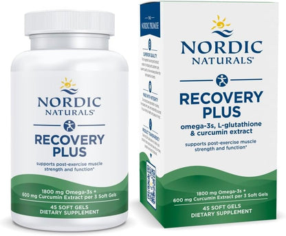 Nordic Naturals Recovery Plus, sin sabor, 45 geles blandos, 1800 mg...