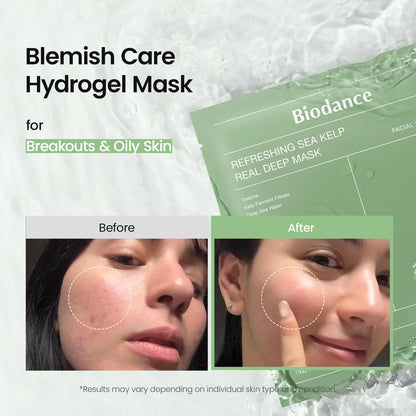 BIODANCE Máscara refrescante profunda de algas marinas, mascarilla...