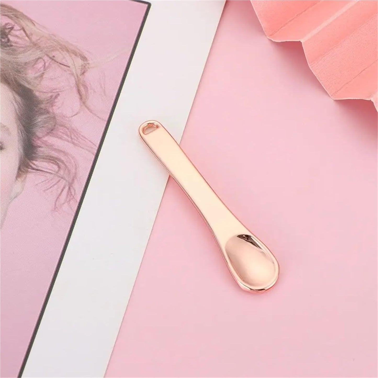 Lotion Spatula 20 PCS Metal Mini Spoon Sticks Face Mask Cosmetic Ma...