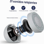 HOUSBAY Máquina de sonido Ruido blanco para dormir, gris | 31 sonid...
