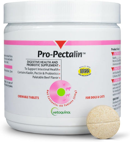 Vetoquinol Pro-Pectalin Comprimidos masticables para perros y gatos...