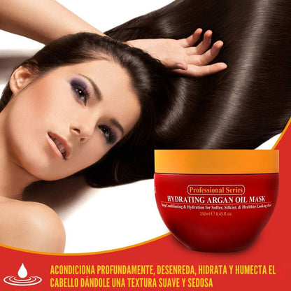 Mascarilla hidratante Arvazallia de aceite de Argan y acondicionado...