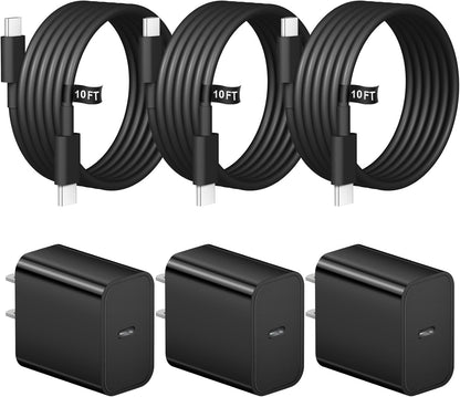 Cargador de iPhone con Carga Rápida 10FT para iPhones 17 16 15, 3 P...