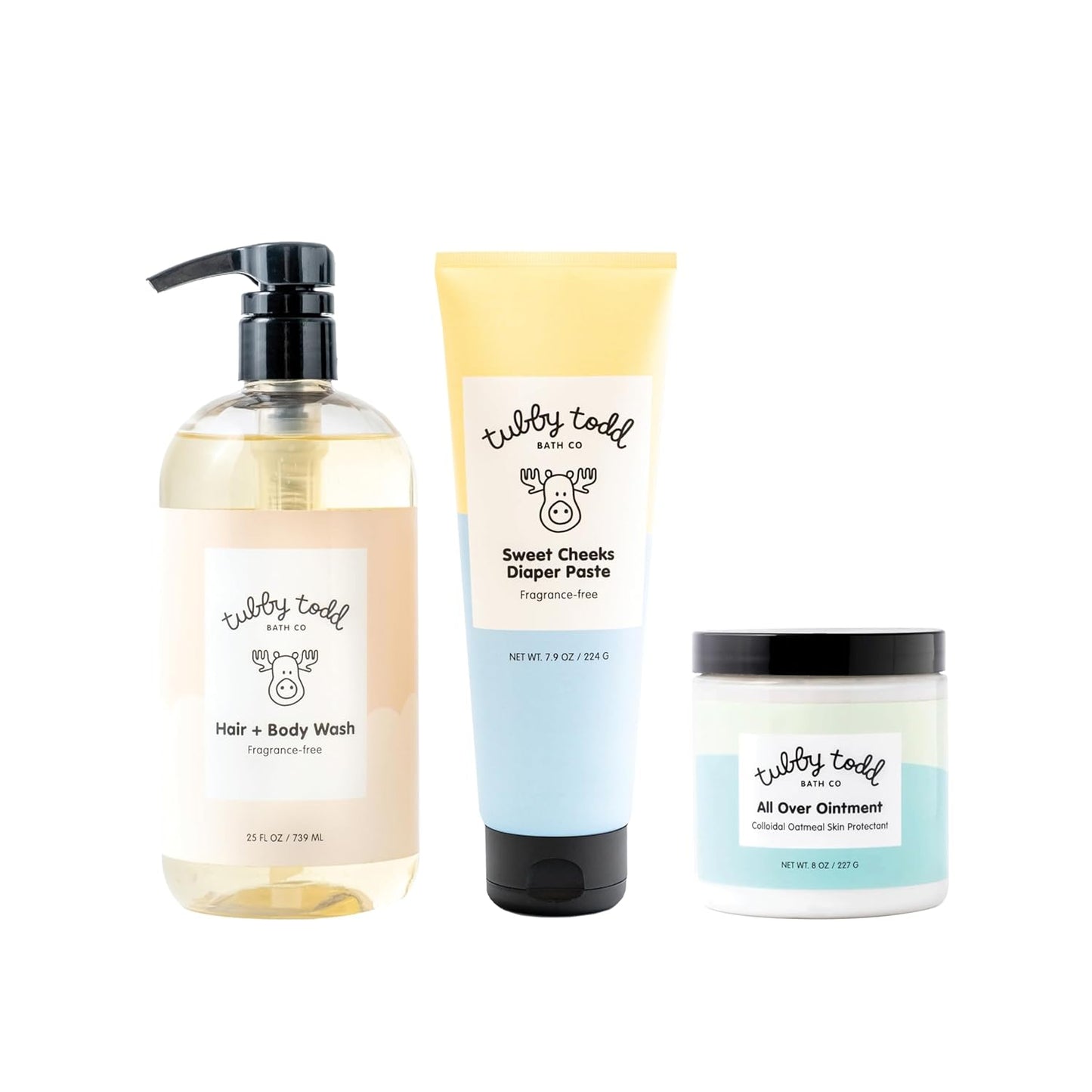 TUBBY TODD Baby Bundle - Conjunto de Cuidado de la Piel para Recién...