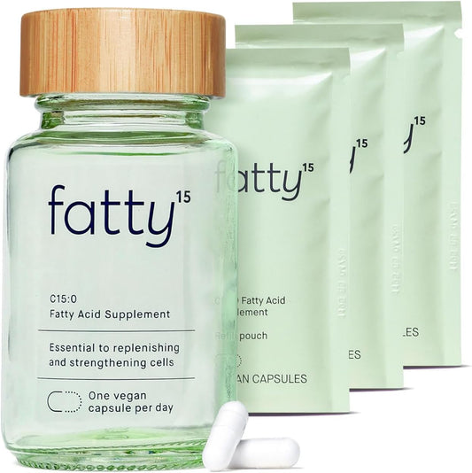 Fatty15 Suplemento de ácido pentadecanoico C15:0 The Longevity Nutr...