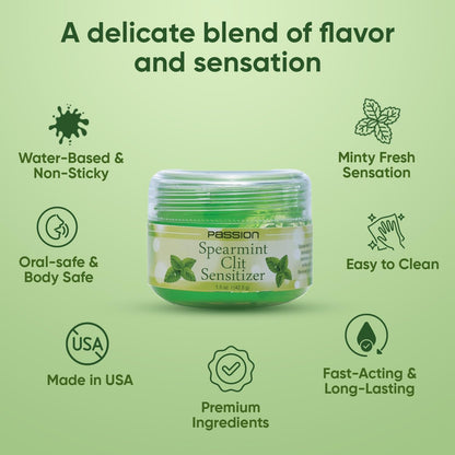 Gel sensibilizador vaginal Passion Spearmint