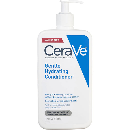 CeraVe Acondicionador hidratante suave, acondicionador para el cabe...